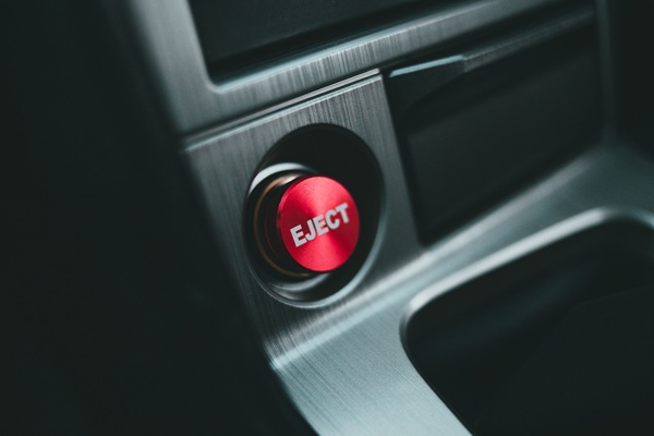 Anthropic Fable 5 frontier AI https://www.pexels.com/photo/red-button-on-the-chrome-finished-trim-9661246/