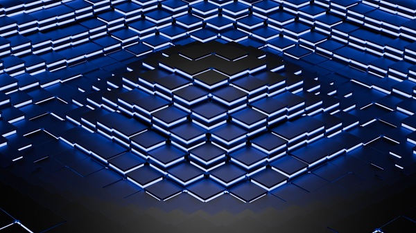Zscaler Symmetry AI security https://www.pexels.com/photo/abstract-blue-geometric-3d-wallpaper-design-28428591/