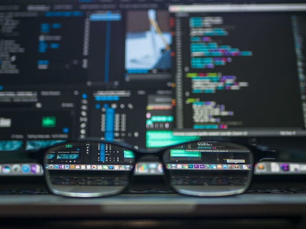 Pathlock AI agents https://www.pexels.com/photo/data-codes-through-eyeglasses-577585/